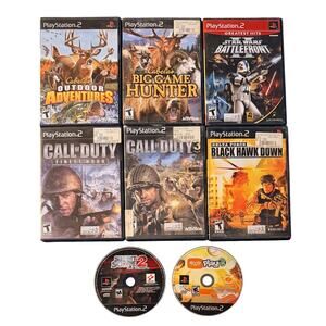 Lot Of 8 PlayStation 2 Game Bundle.. Read
